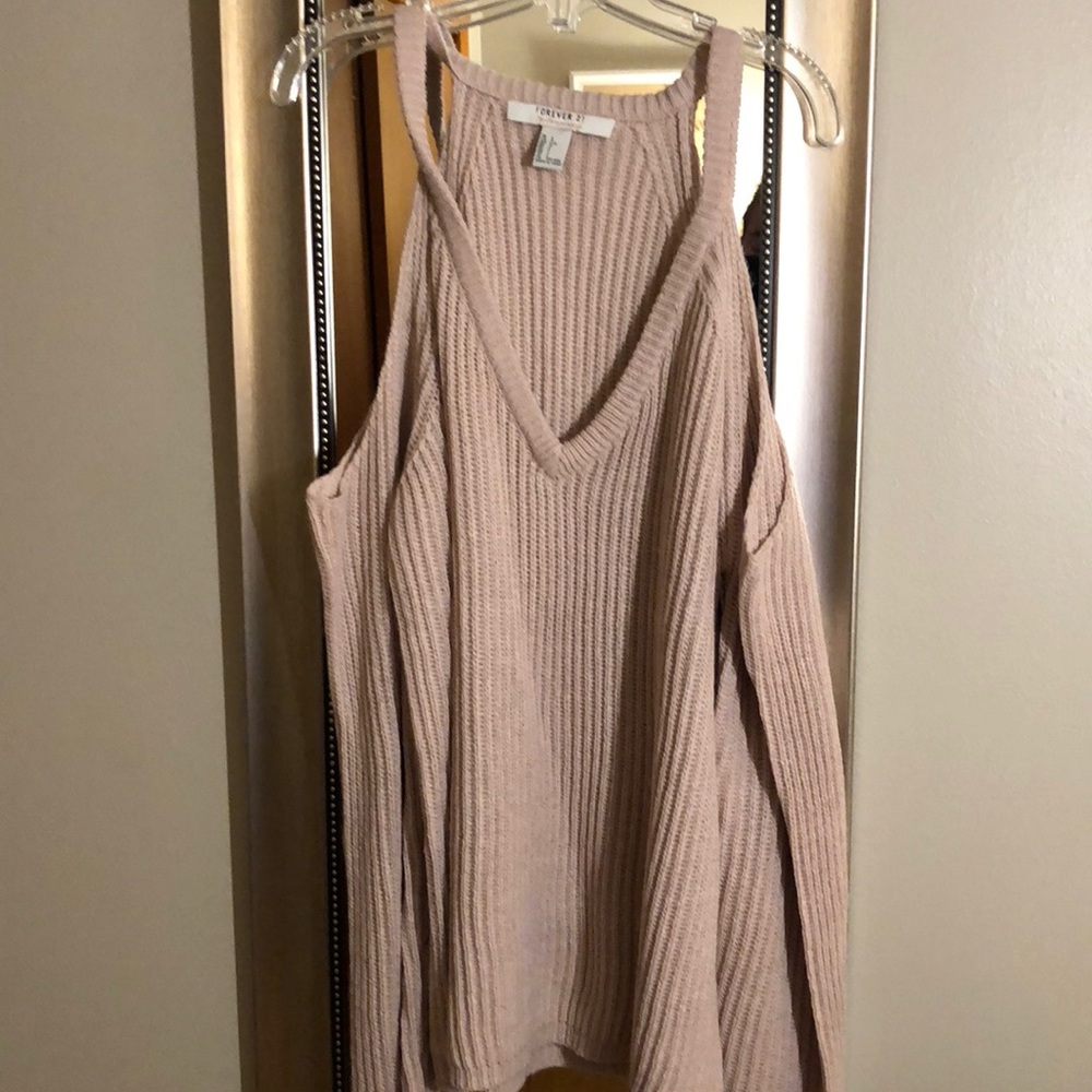 Forever 21 Cold-Shoulder Sweater